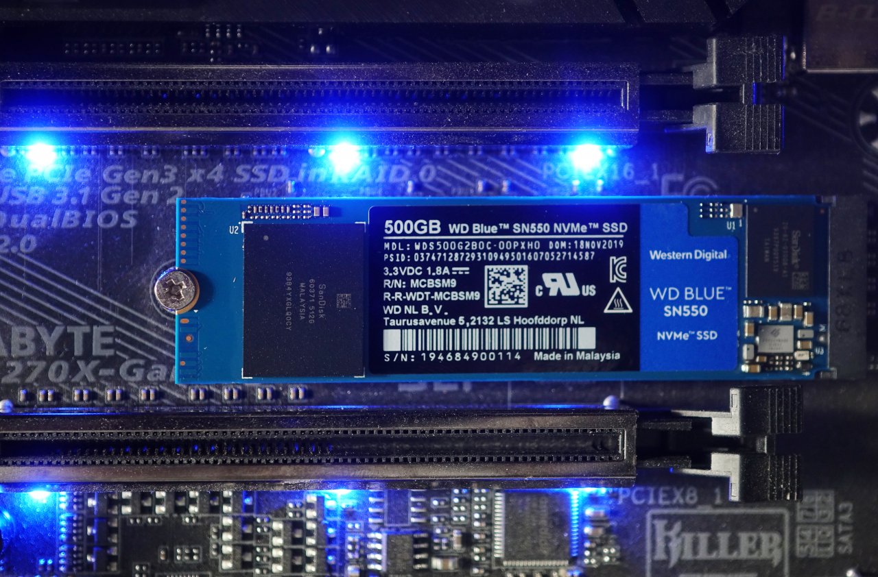 [25/02/2020] Western Digital&nbsp;WD Blue SN550