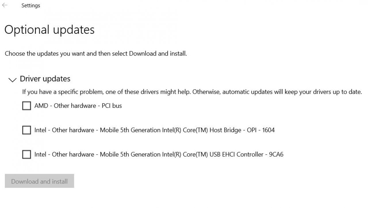[21/02/2020] Windows Update Treiber