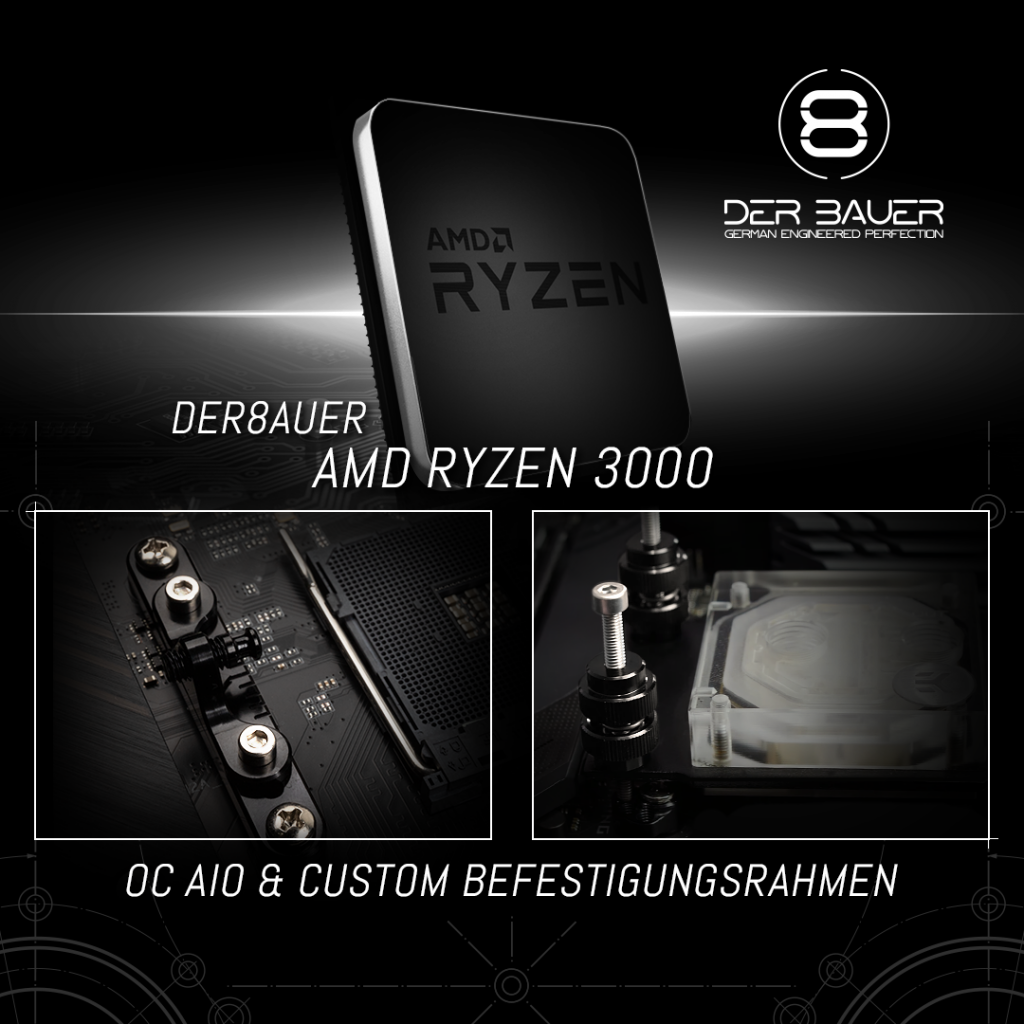 [13/03/2020] Ryzen 3000 unter Wasser: Bessere Ergebnisse durch Kühlrahmen von 