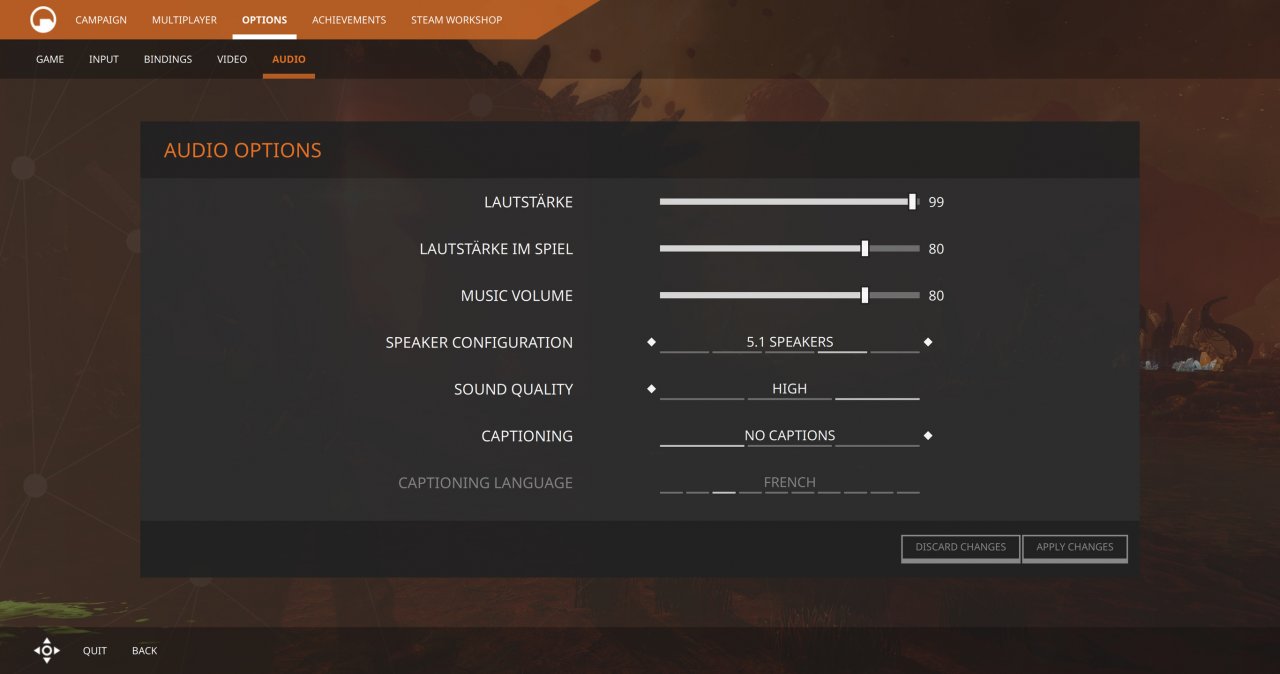 Black Mesa 1.0 Final Audio Options