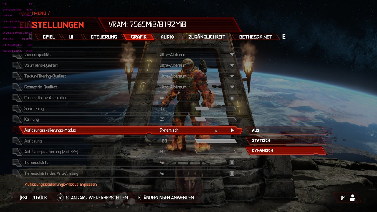 Doom Eternal Grafikoptionen 10