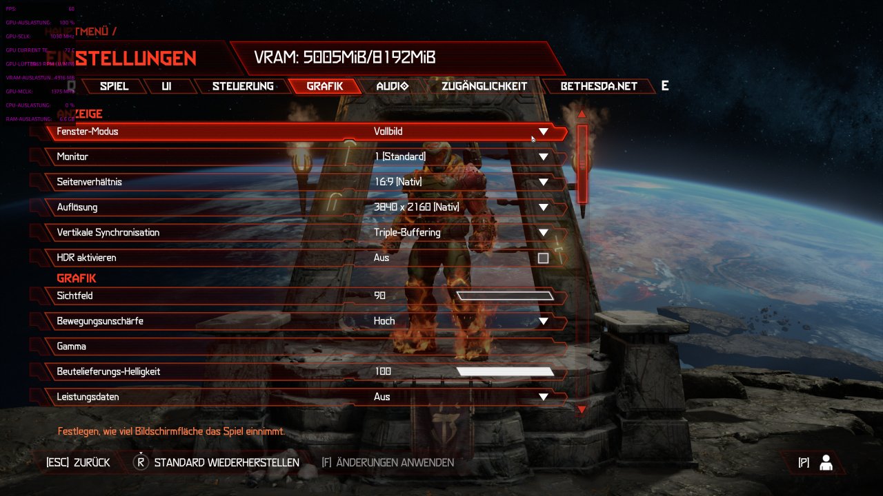 Doom Eternal Grafikoptionen 2