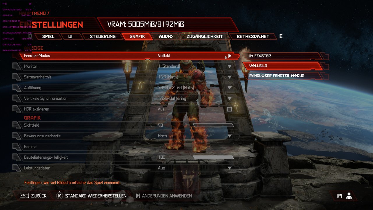 Doom Eternal Grafikoptionen 3