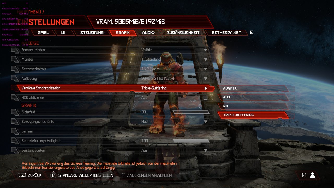 Doom Eternal Grafikoptionen 5