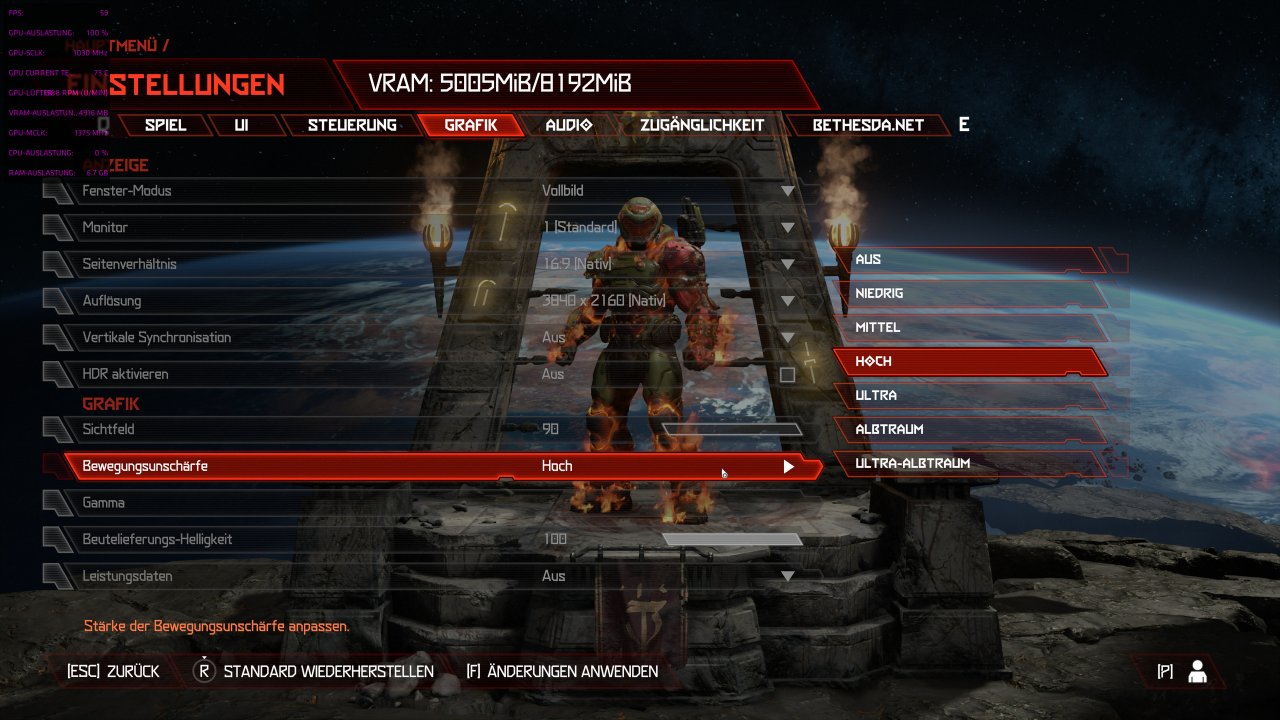 Doom Eternal Grafikoptionen 6