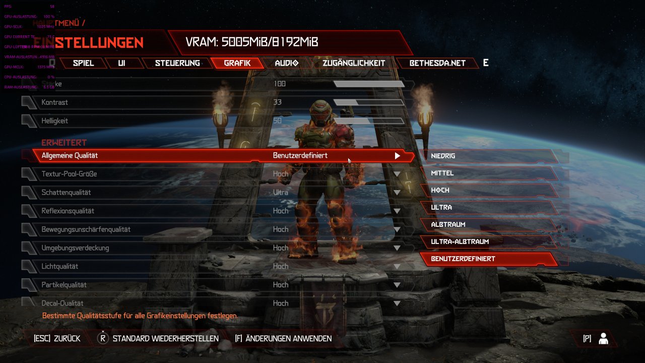 Doom Eternal Grafikoptionen 8