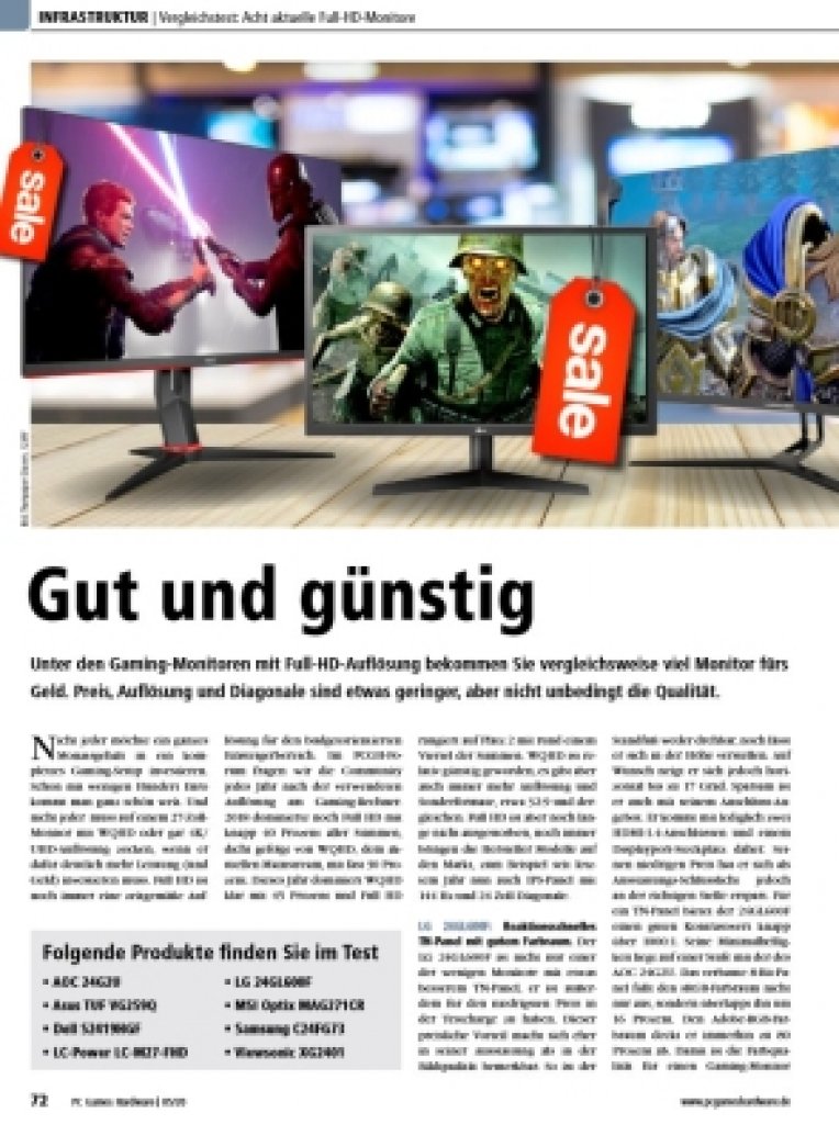 [26/03/2020] PCGH #235 - Günstige Monitore