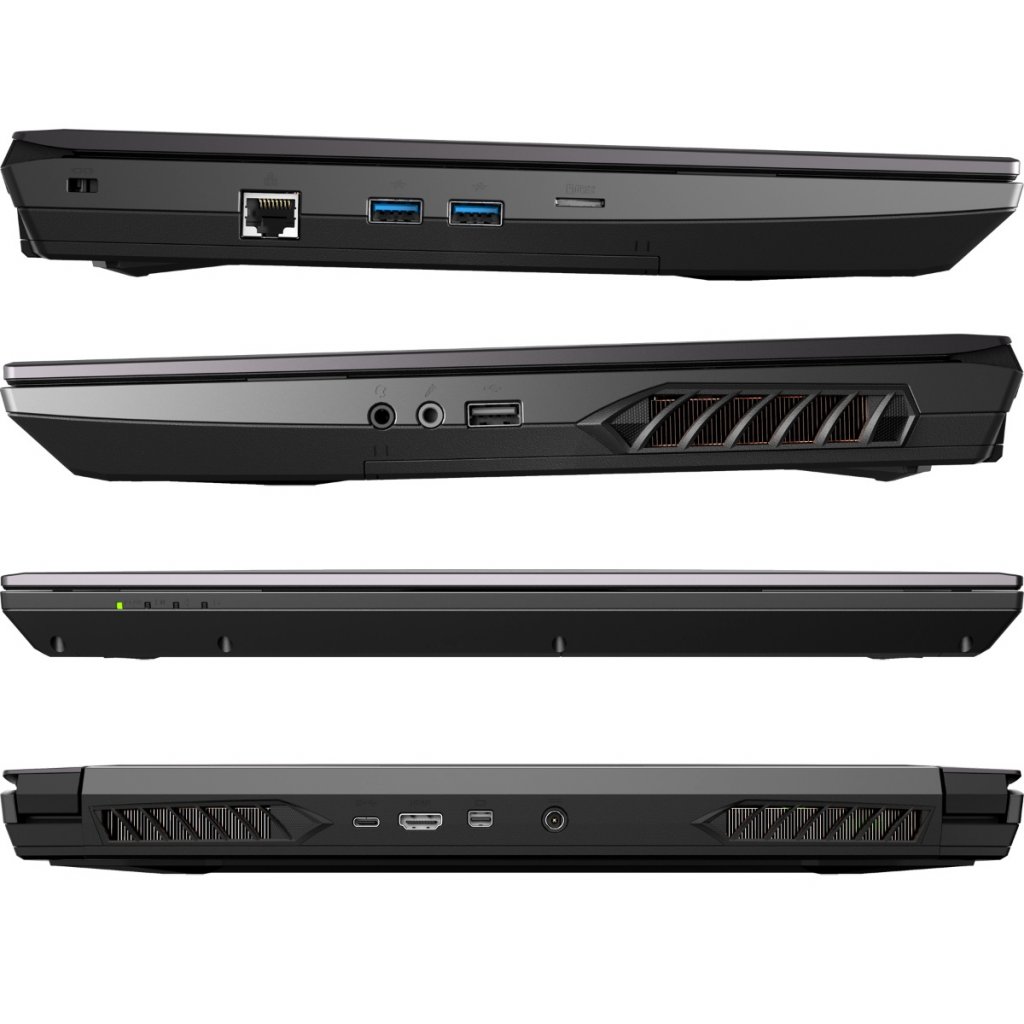 [31/03/2020] Schenker xmg apex 15. Übersicht über die verfügbaren Anschlüsse.