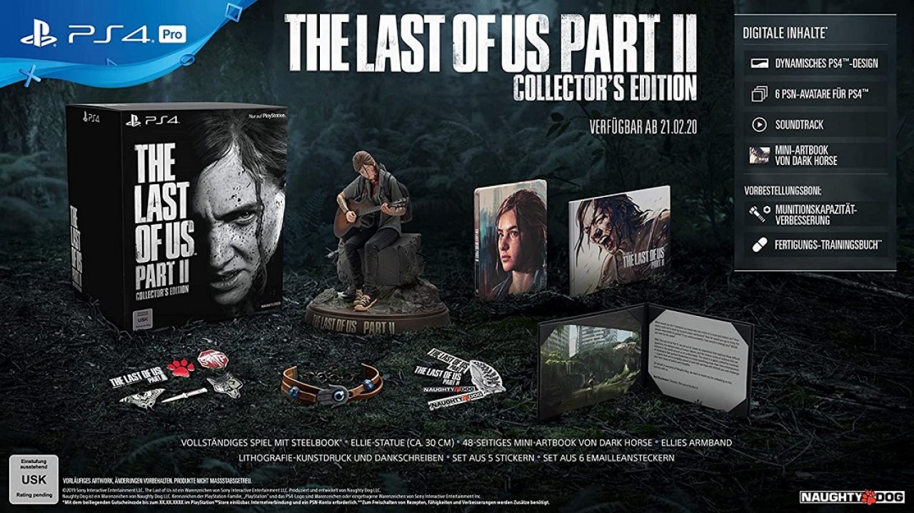 [30/03/2020] Die Collector's Edition von The Last of Us Part II zeigt, dass Ellie im Zentrum des Sequels steht.