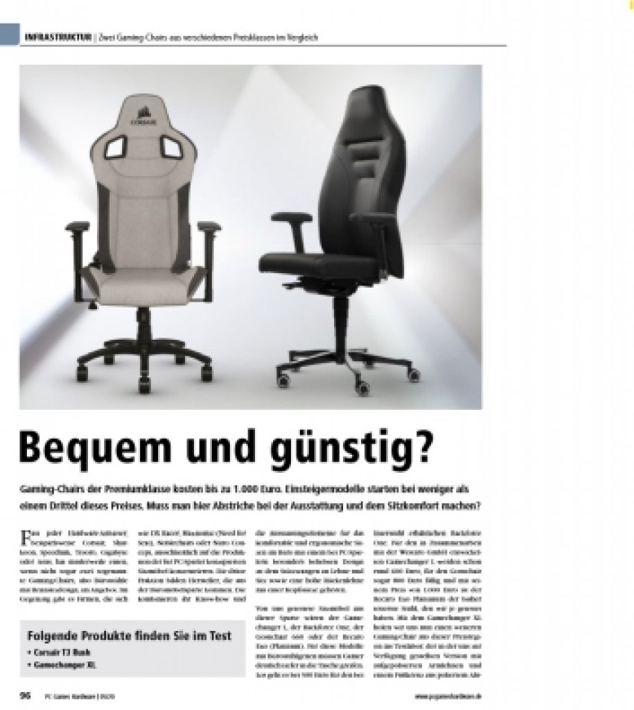 [26/03/2020] PCGH #235 - Gaming-Stühle