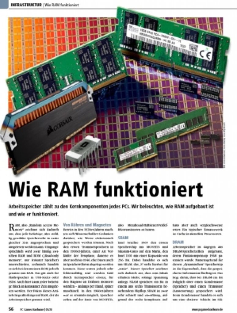 [26/03/2020] PCGH #235 -&nbsp; Wie funktioniert RAM?