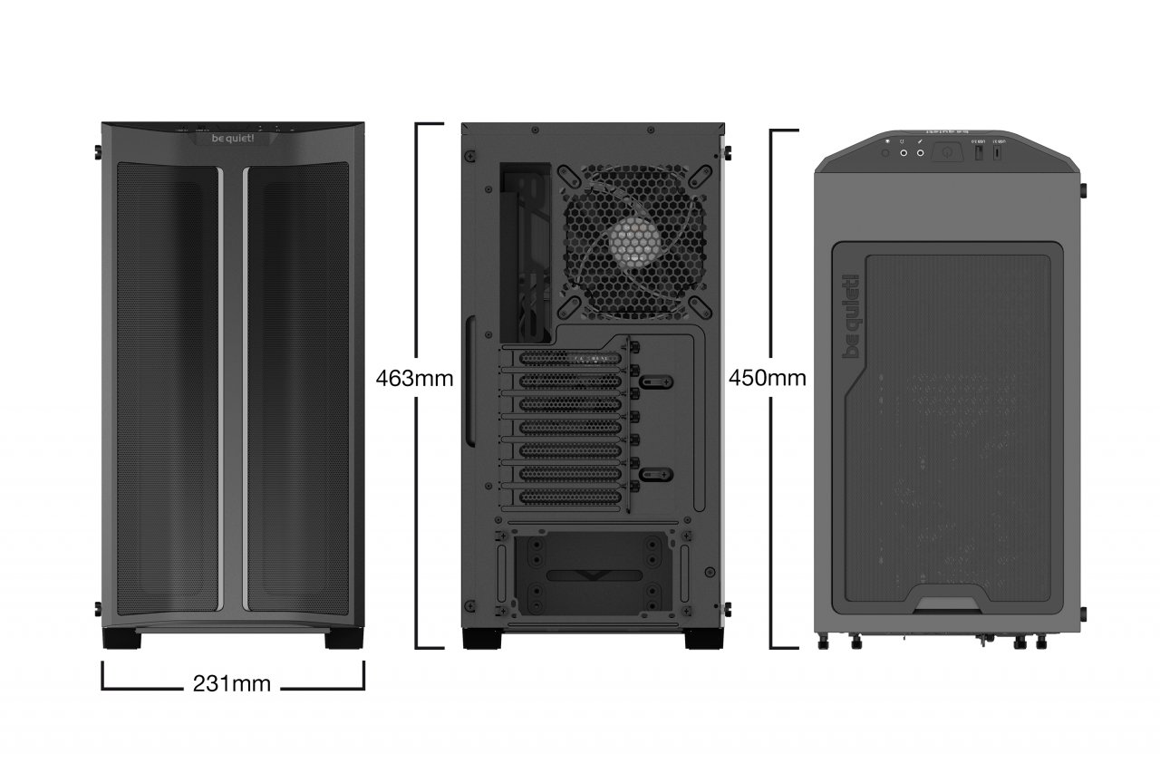 [15/04/2020] Be Quiet Pure Base 500DX: Mehr Airflow und nun auch ARGB-Beleuchtung (2)