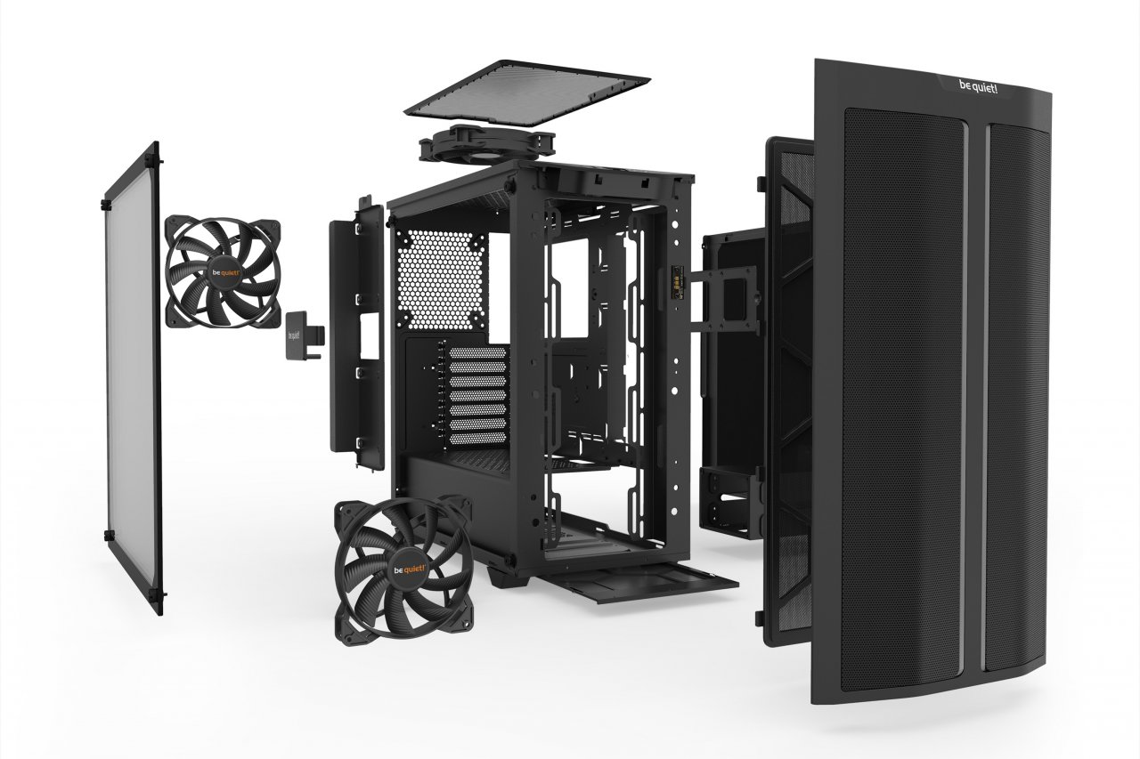 [15/04/2020] Be Quiet Pure Base 500DX: Mehr Airflow und nun auch ARGB-Beleuchtung (4)
