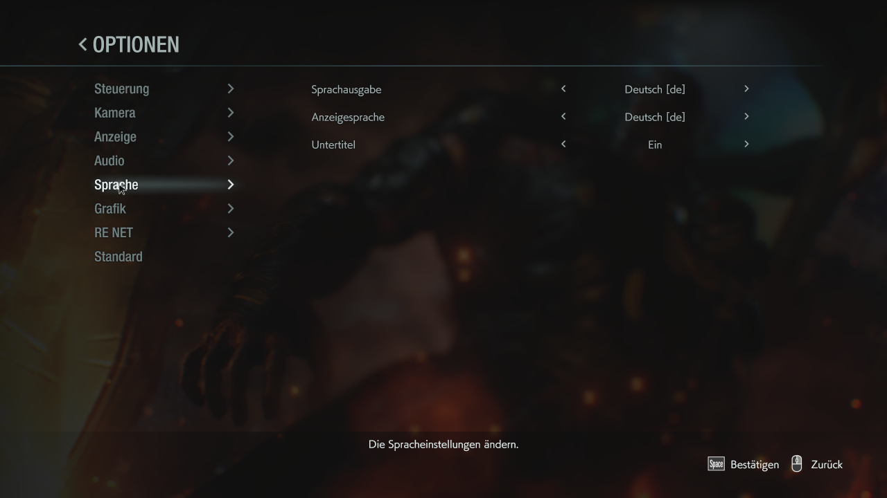 [06/04/2020] Resident Evil 3 im Technik-Test: Die Sprach-Optionen