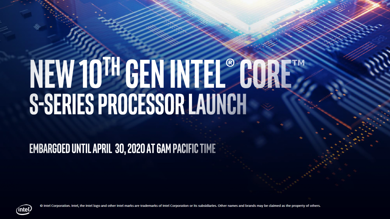 [29/04/2020] Intel Comet Lake-S angekündigt: Kometeneinschlag der Core i-10000 Prozessoren (7)