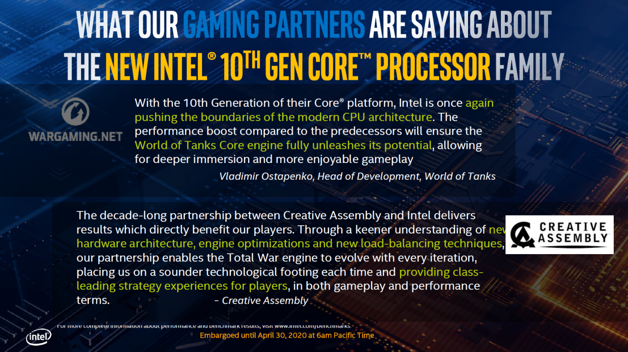 [29/04/2020] Intel Comet Lake-S angekündigt: Kometeneinschlag der Core i-10000 Prozessoren (18)