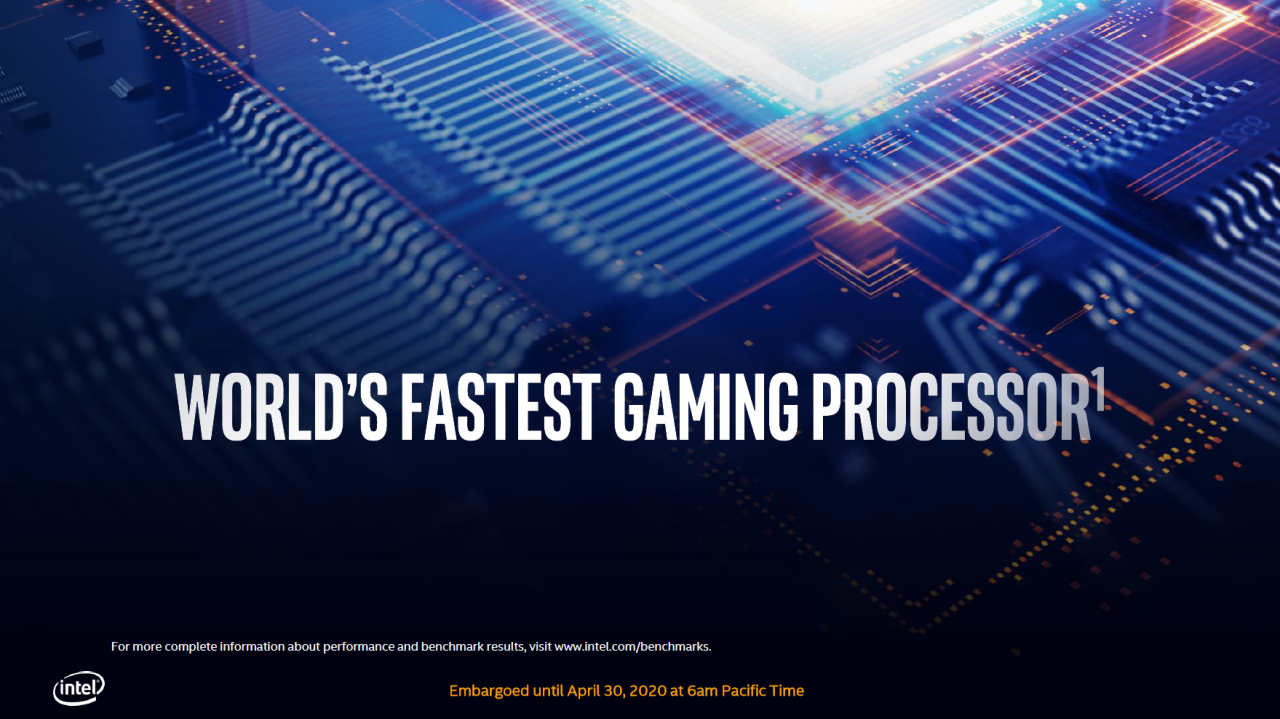 [29/04/2020] Intel Comet Lake-S angekündigt: Kometeneinschlag der Core i-10000 Prozessoren (8)
