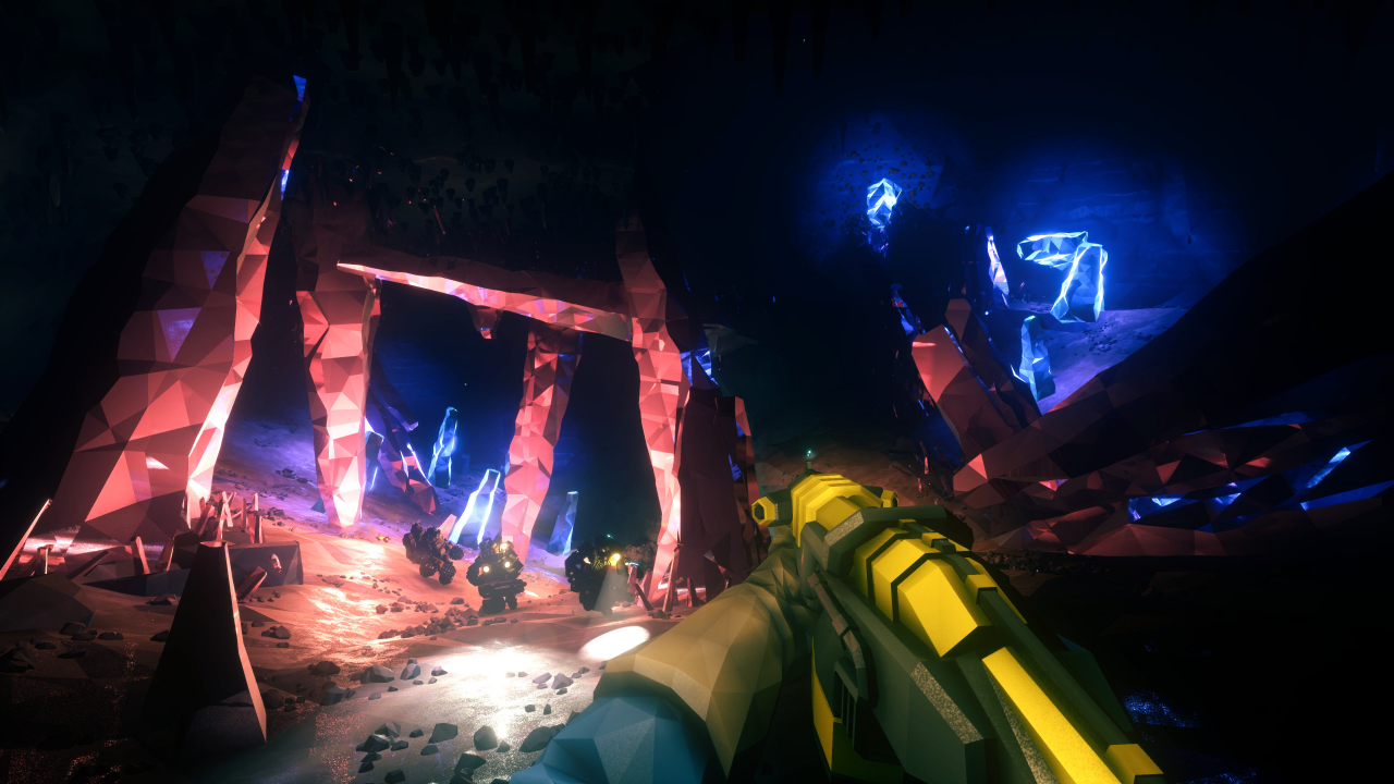 [30/04/2020] Im Koop-Hit Deep Rock Galactic spielt auch die Beleuchtung eine essenzielle Rolle als Teil der Atmosphäre. Betrunkene Weltraumzwerge auf insektenverseuchte Alienminen/Nester zu schicken, braucht Feingefühl.