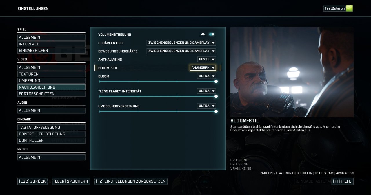 Gears Tactics Grafikoptionen #4