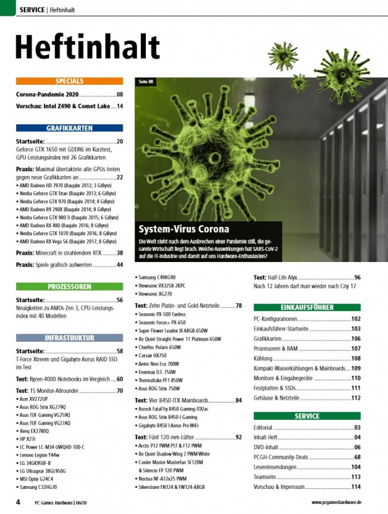 [30/04/2020] PCGH #236 - Heftinhalt