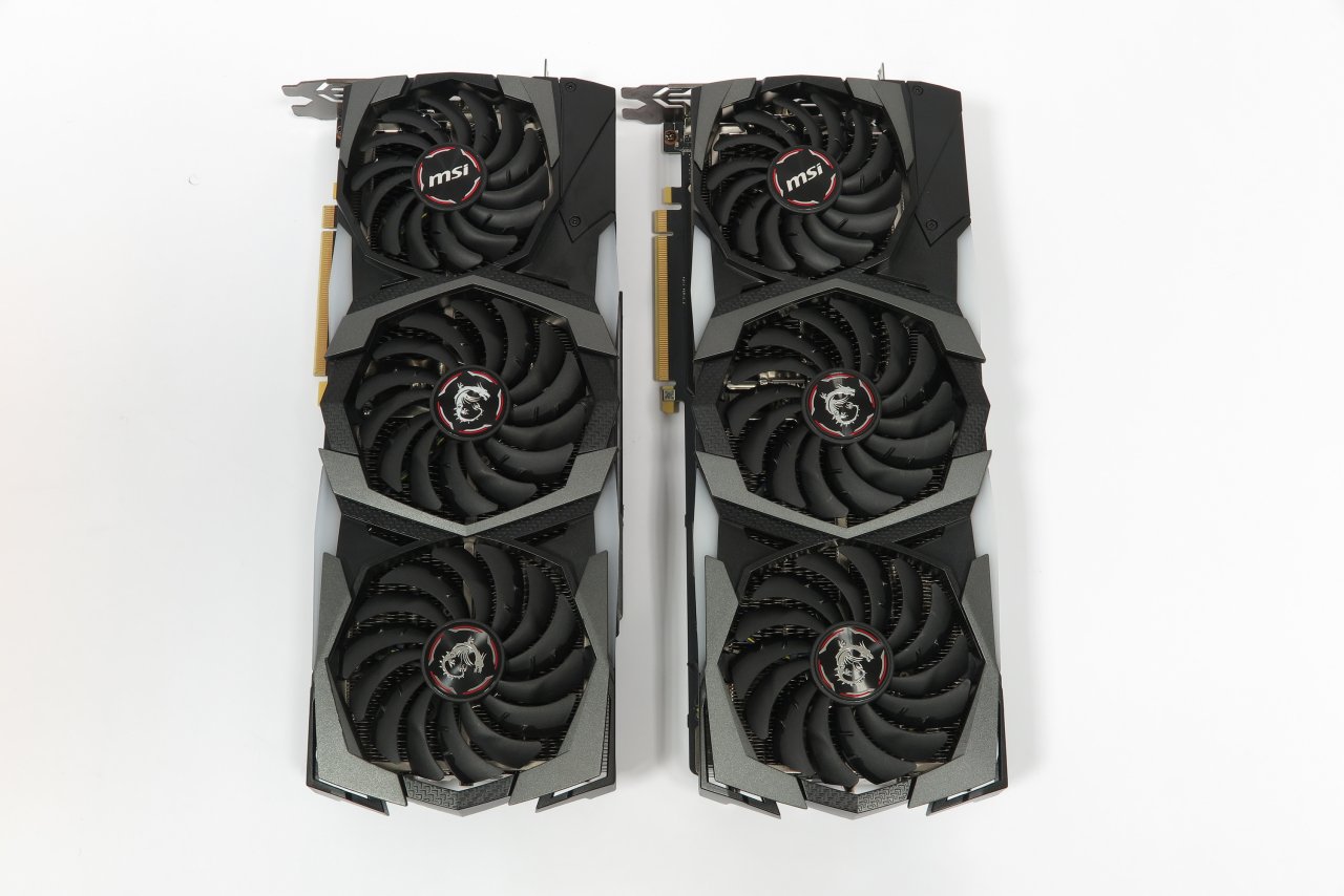 [28/04/2020] MSI-Trio im Duett: Gaming X (links) neben Gaming Z – Oberseite