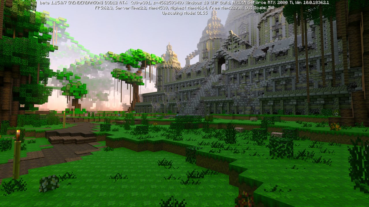 [17/04/2020] Minecraft RTX - Grafikspeicher/Performance - 8 Chunks