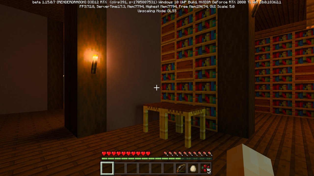 [16/04/2020] Minecraft RTX - Temporale Berechnung - GI - 01 - Ausgang