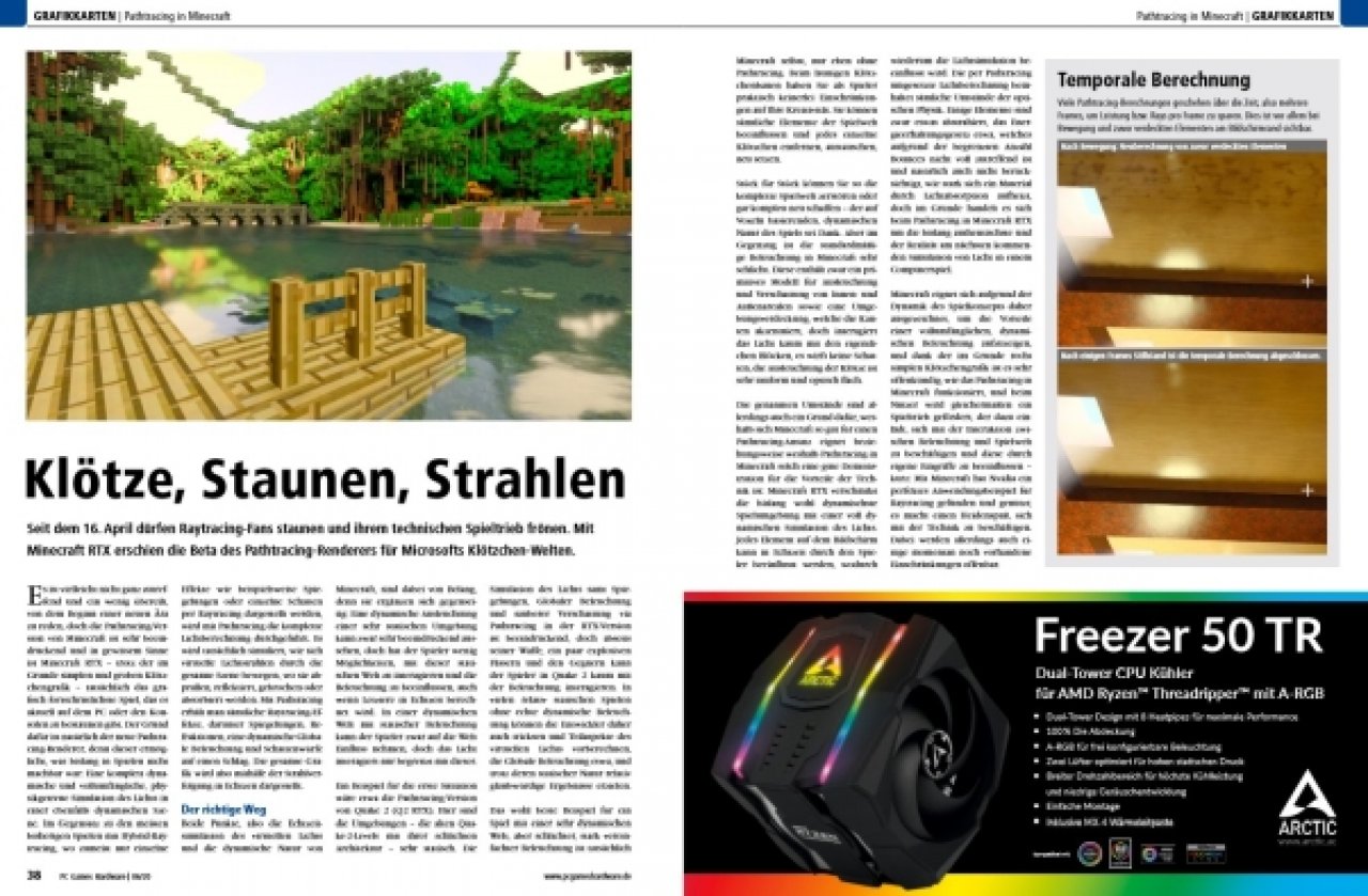 [30/04/2020] PCGH #236 - Minecraft in RTX