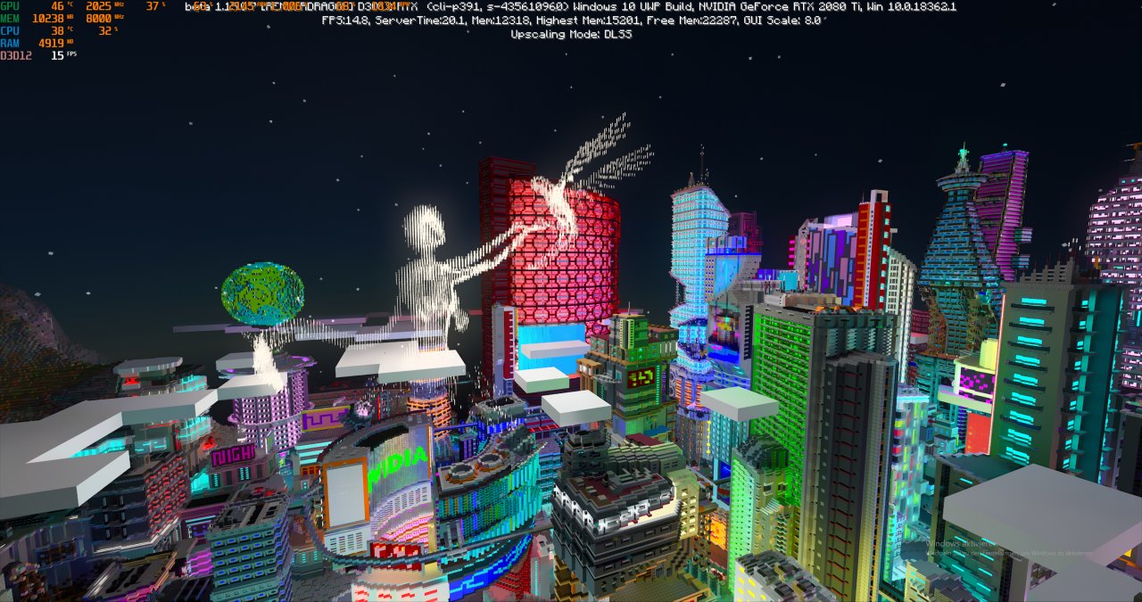 [17/04/2020] Minecraft RTX Neon District #4
