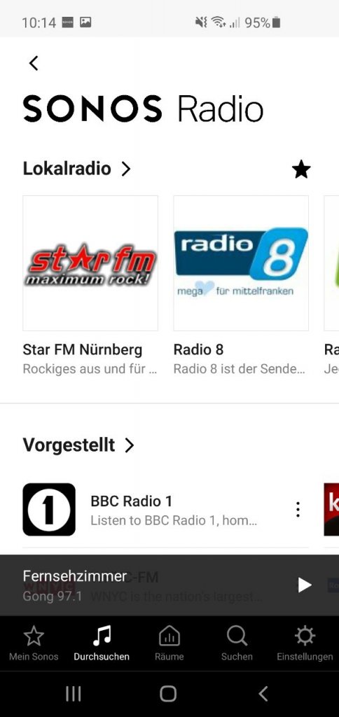 [22/04/2020] Sonos Radio Startseite