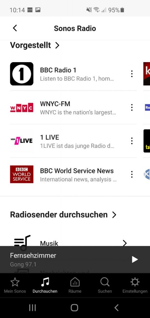 [22/04/2020] Sonos Radio vorgestellte Radiosender