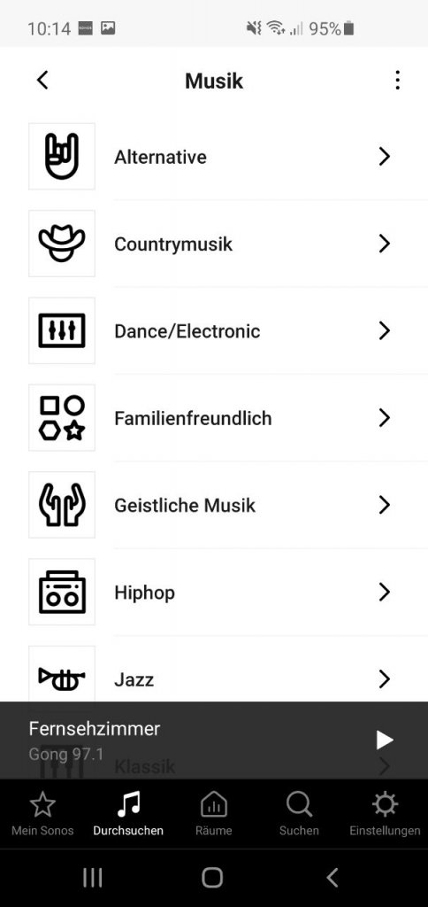 [22/04/2020] Sonos Radio werbefinanzierte Genre Radiosender 1 