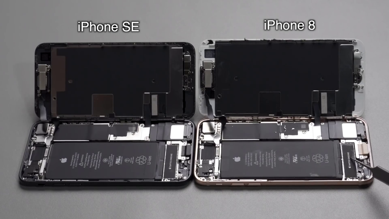 [24/04/2020] Apple iPhone SE im Teardown - Austauschoptionen mit iPhone 8 (1)