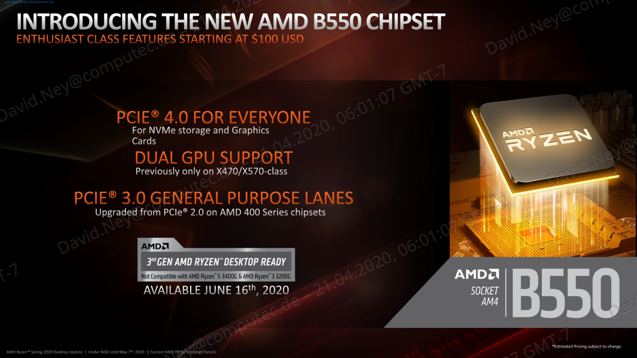 [05/05/2020] B550-Mainbaords: Nun für AMD Ryzen 3000 mit PCI-Express-4.0 verfügbar (1)