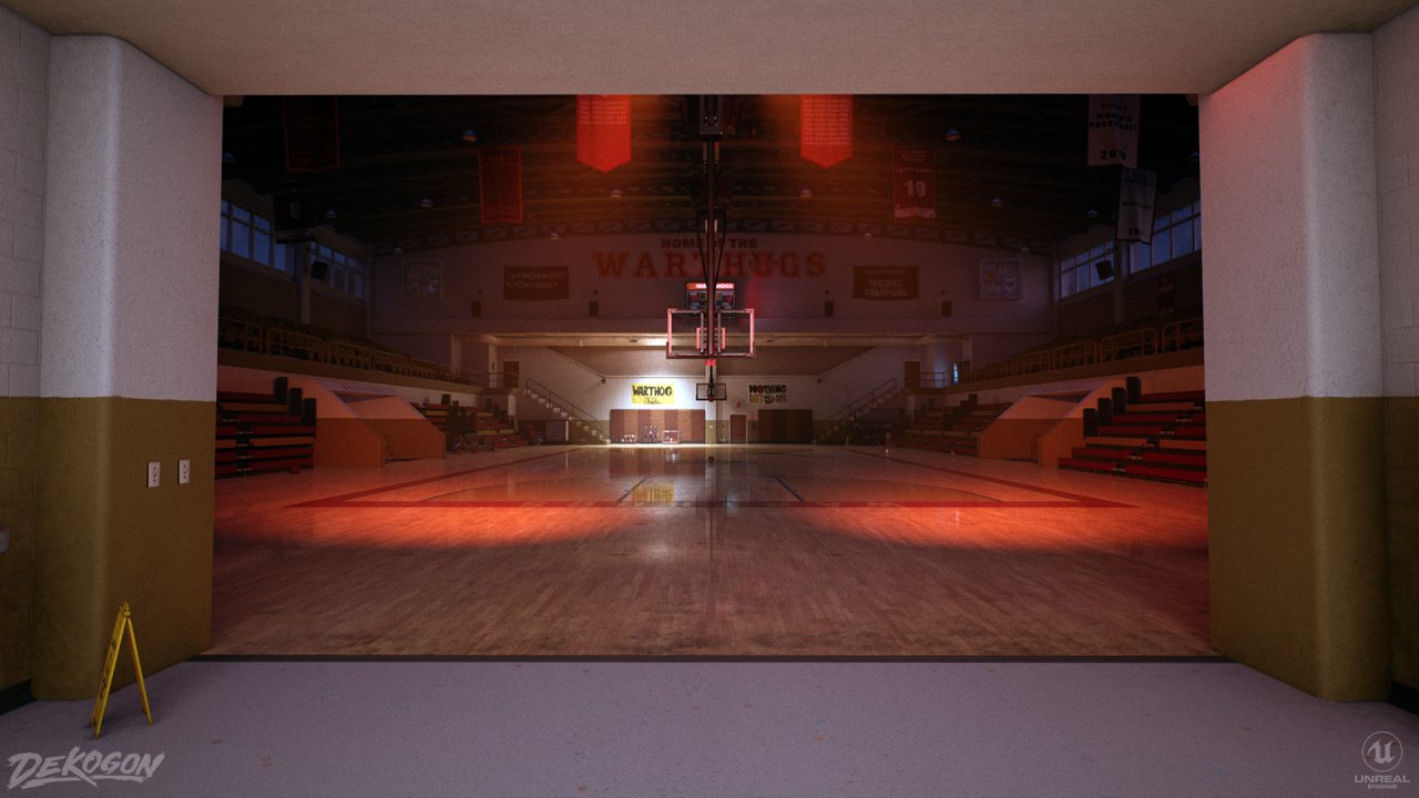 [03/05/2020] Basketball-Halle in der Unreal Engine 4