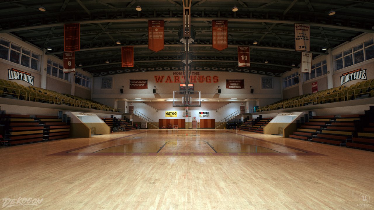 [03/05/2020] Basketball-Halle in der Unreal Engine 4