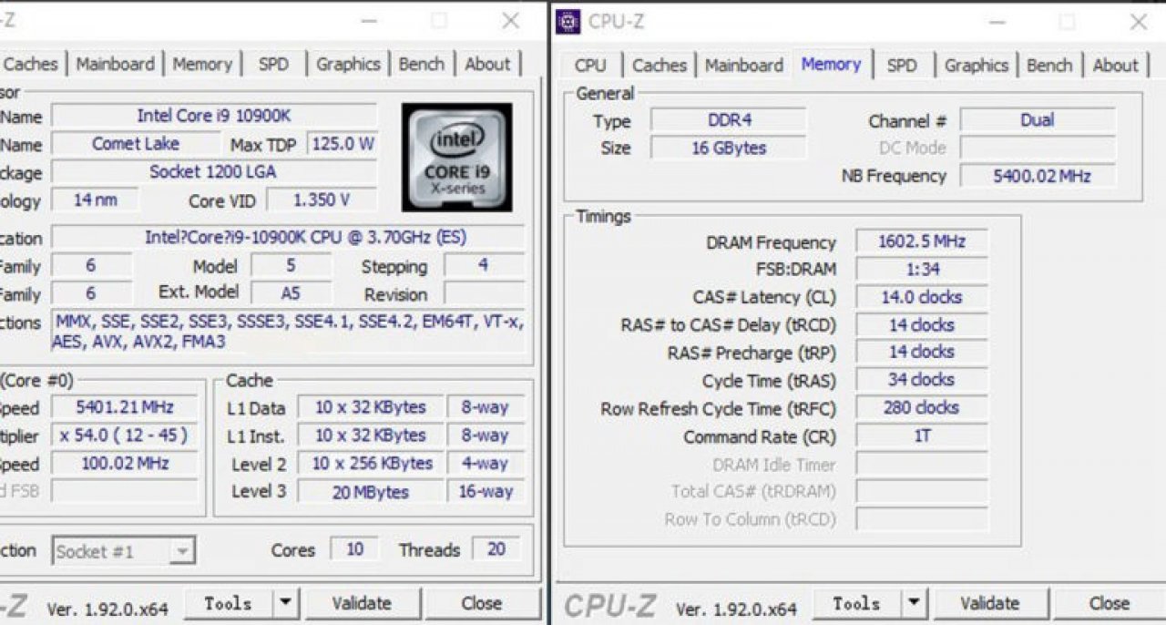 [06/05/2020] Intel Core i9-10900K: Nominiert für das Top-Produkt des Jahres 2020
