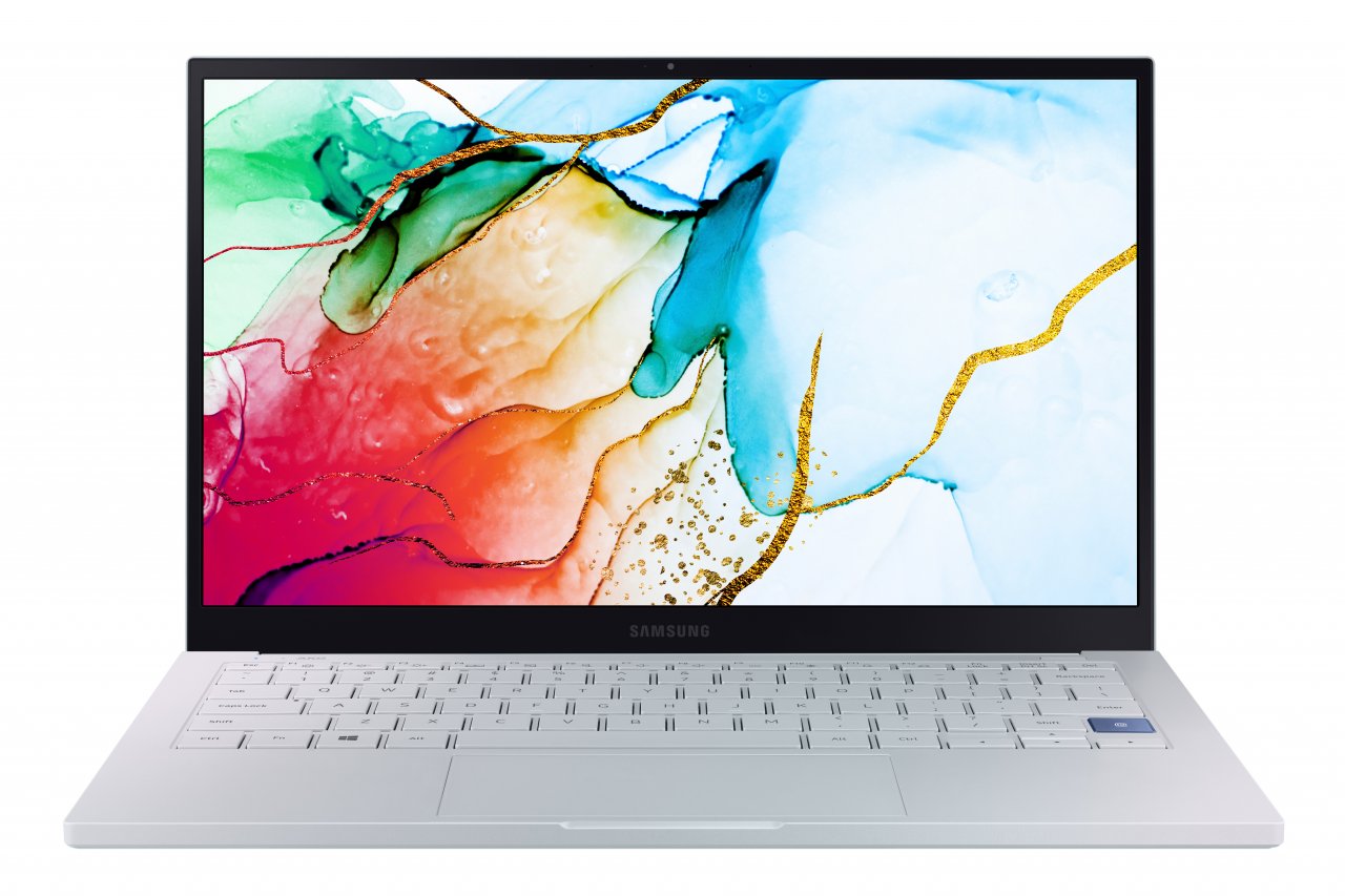 [29/05/2020] Samsung Galaxy Book Ion NP930XCJ Aura Silver Front offen rgb