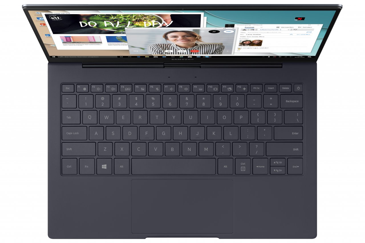[29/05/2020] Samsung Galaxy Book S SM W767N Mercury Grey Tastatur rgb