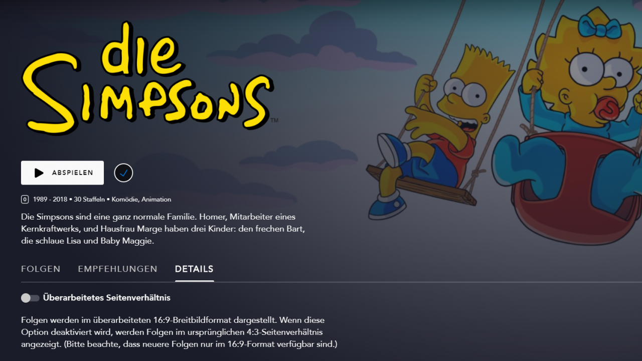 [29/05/2020] Disney veröffentlicht Die Simpsons im richtigen Bildformat bei Disney Plus (2)