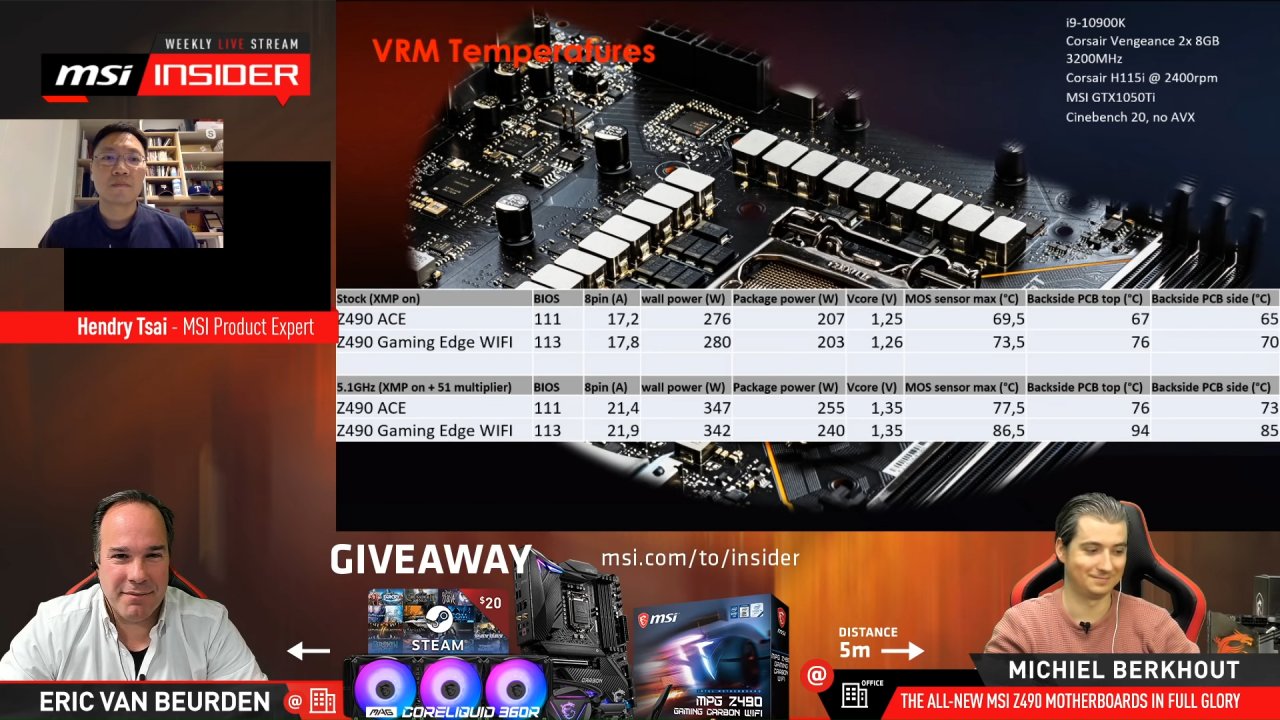 [07/05/2020] Comet Lake: MSI analysiert CPU-OC-Qualität und Mainboard-Anforderungen (3)