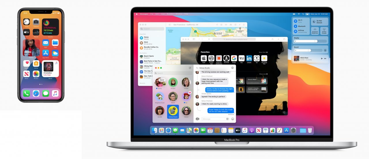 [24/06/2020] Apple iOS14 und macOS11 Big Surf Design