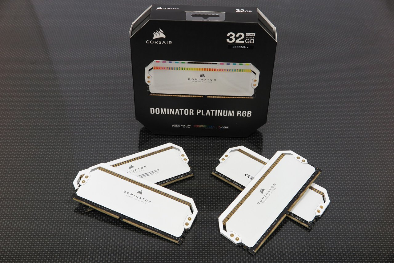 [07/06/2020] Corsair Dominator Platinum RGB (White) CMT32GX4M4C3600C18W