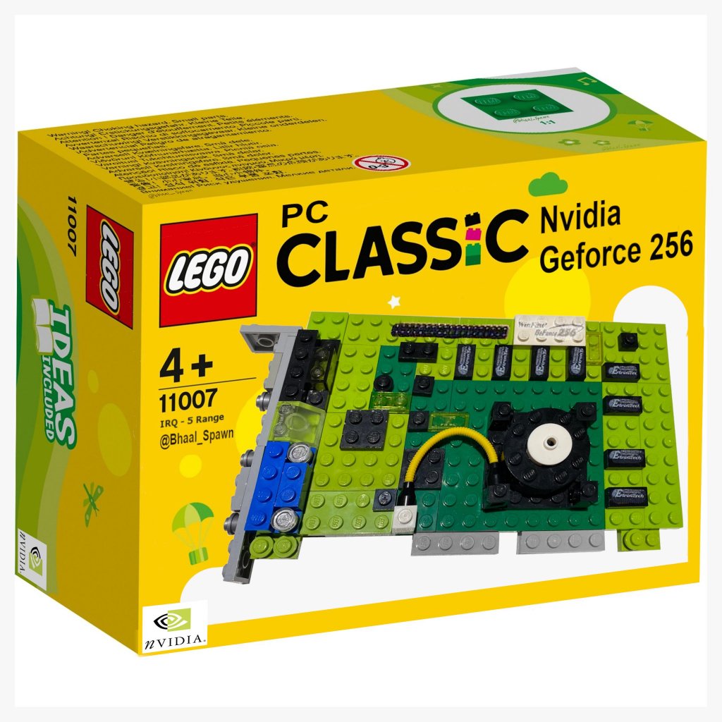 [18/06/2020] Geforce 256 in Lego: Lego-Bausatz in Planung &nbsp;