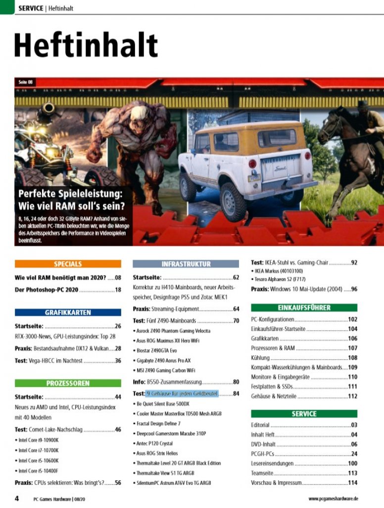 [25/06/2020] PCGH #239 Heftinhalt