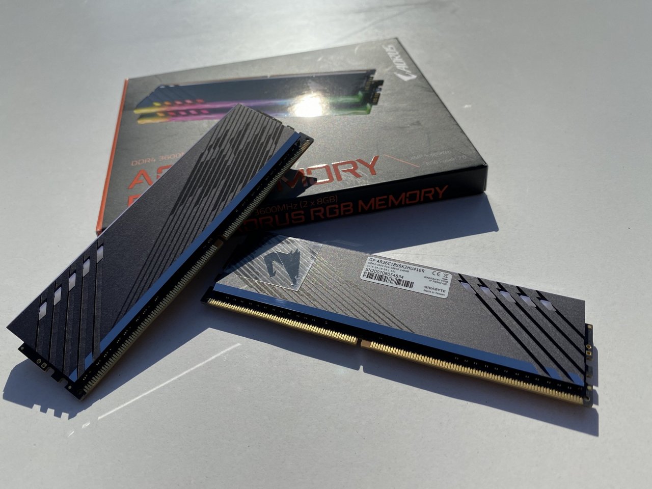 [08/06/2020] Gigabyte Aorus RGB Memory GP-AR36C18S8K2HU416R