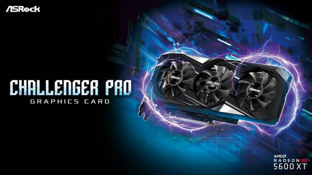 [30/06/2020] Radeon RX 5600 XT Challenger Pro 6G OC: Neues Custom-Design von Asrock mit Triple-Kühler (3)