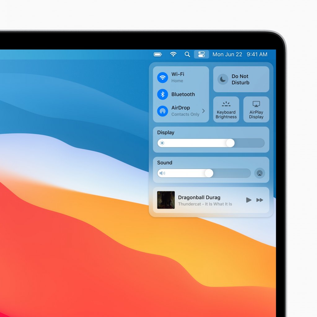 [24/06/2020] apple macos bigsur controlcenter 06222020