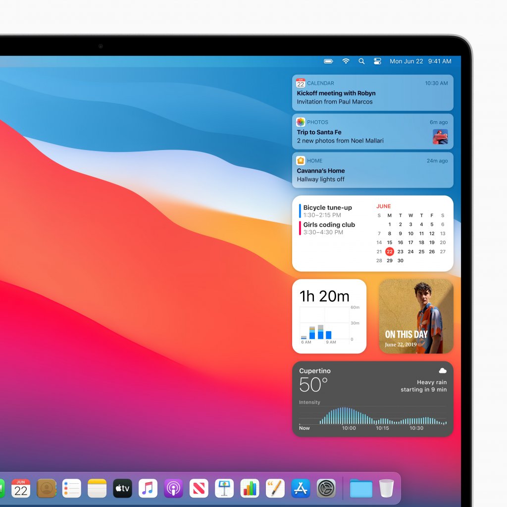 [24/06/2020] apple macos bigsur notificationcenter 06222020