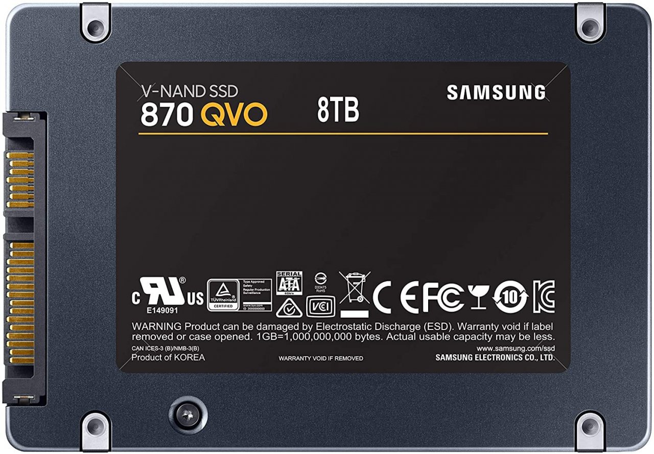 [10/06/2020] Bis zu 8 Terabyte als SSD: Samsung 870 QVO kurzzeitig im Handel gelistet (1)